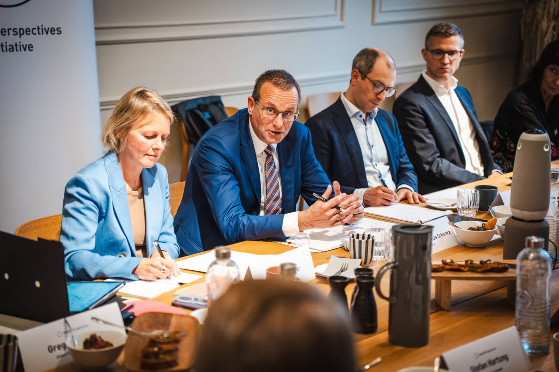 Prof. Dr.-Ing. Thomas Schwarz bei der Allianz für integrierte Sicherheit "The Economic Dimension: (Re-)Building Prosperity, Strengthening Resilience"